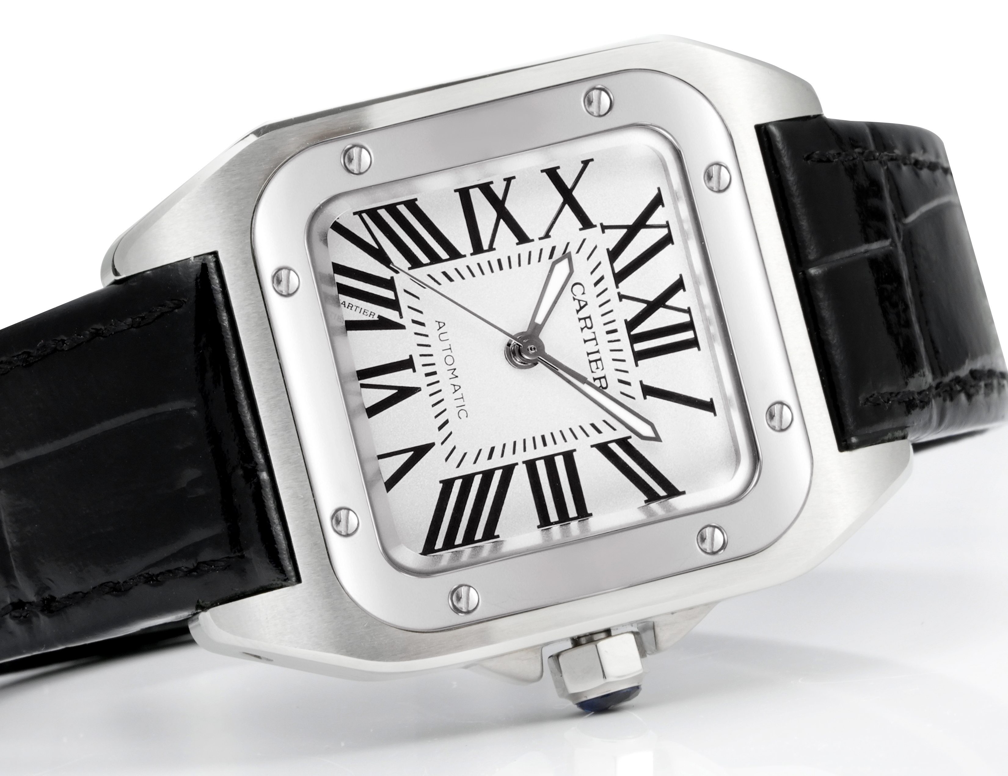 Cartier Santos 100th Anniversary Ladies Automatic Watch, 35.6mm