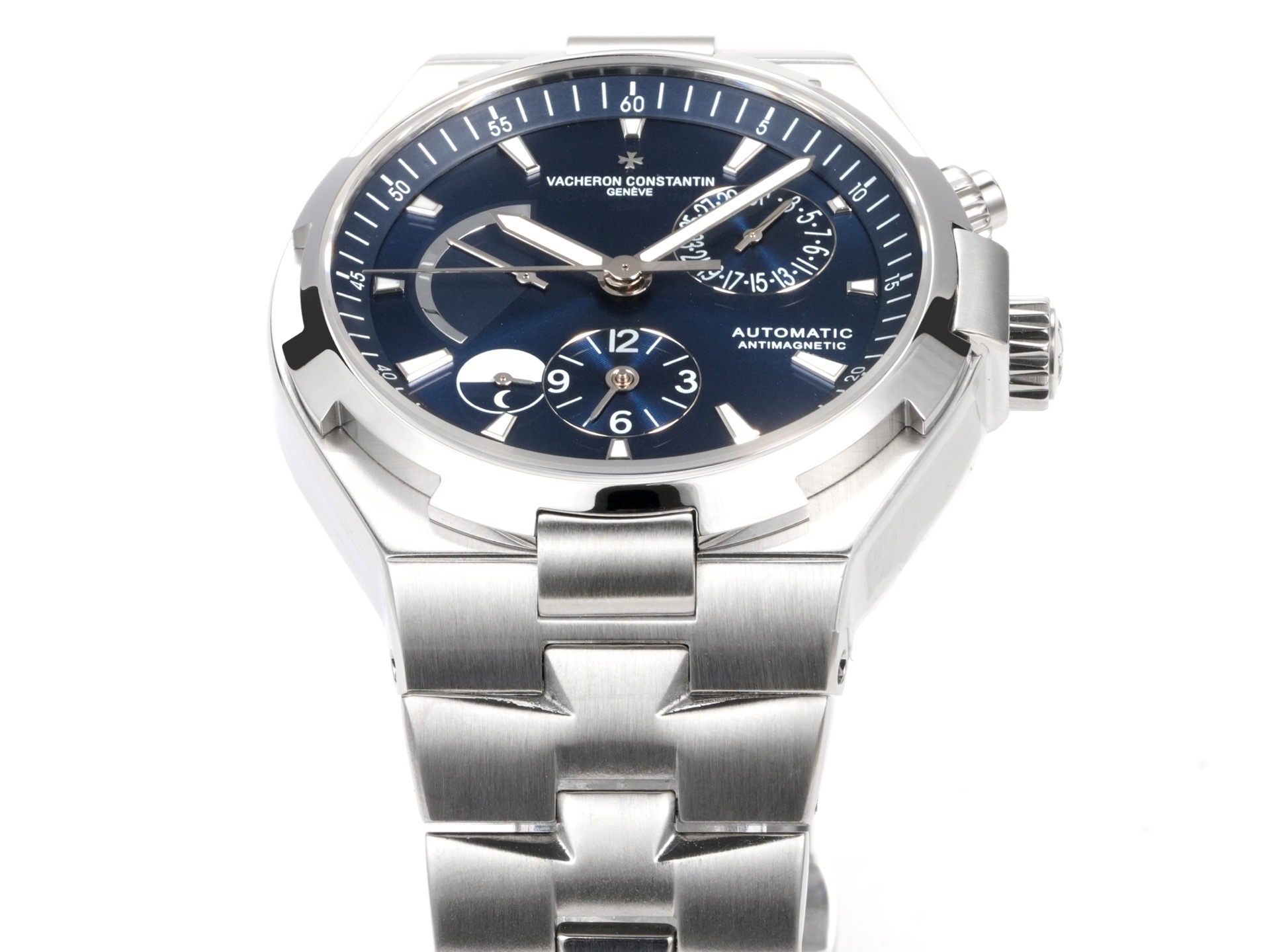 Vacheron Constantin Overseas RW4 Multifunctional Mechanical Watch, 42mm Stainless Steel Casual Business Gentleman Wristwatch
