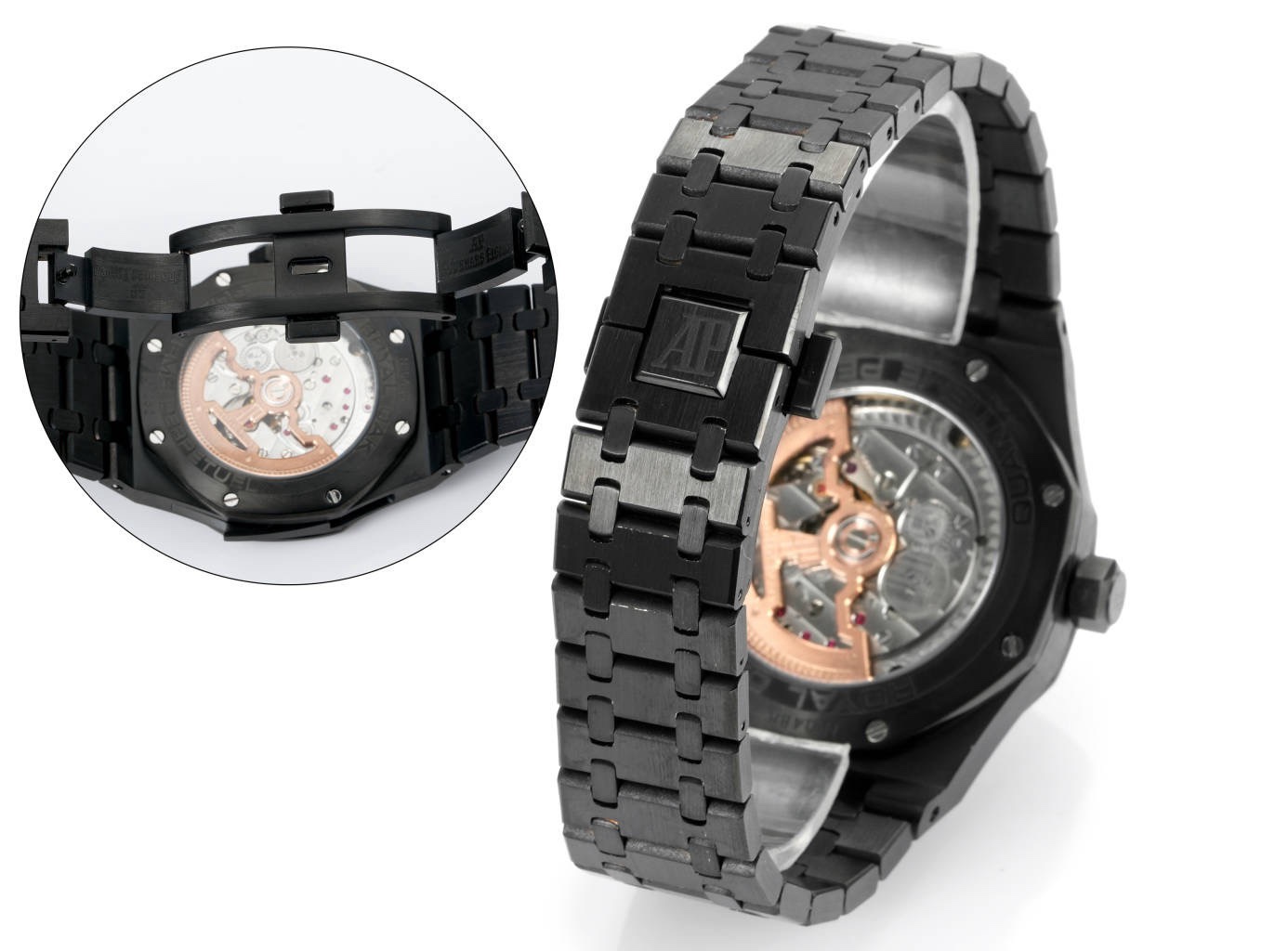 Audemars Piguet Royal Oak 26591IP Men Automatic Watch, Steel Bracelet, Multi Color Dial