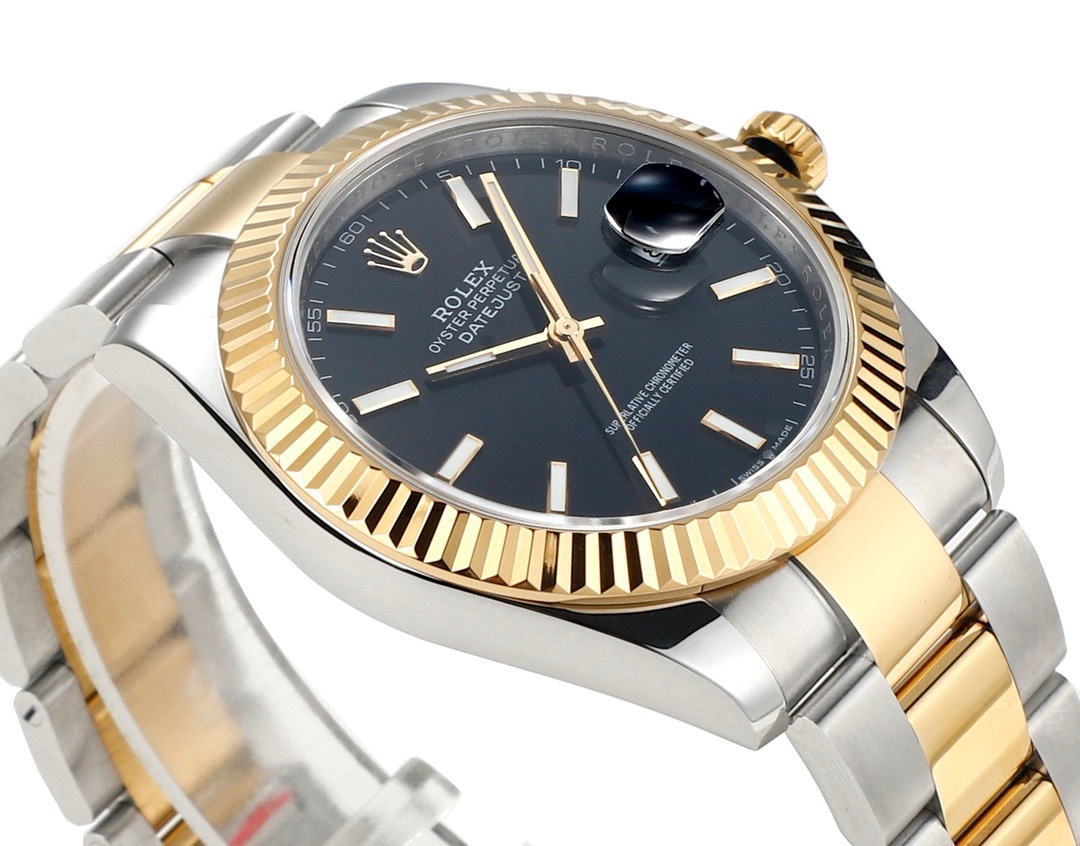 Rolex Datejust 41mm Automatic Watch 3235 Movement 72‑Hour Power Reserve Fluted Bezel