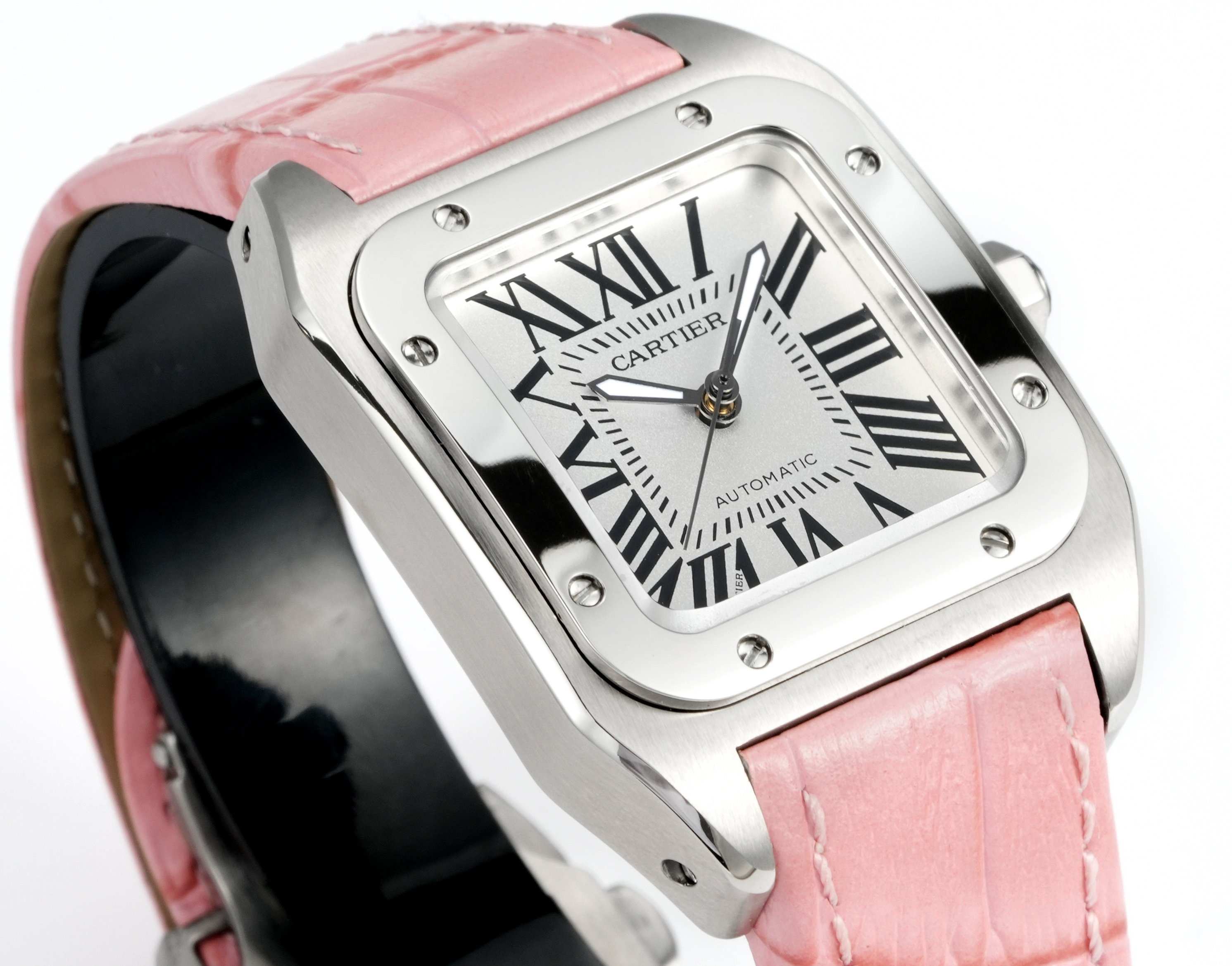 Cartier Santos 100th Anniversary Ladies Automatic Watch, 35.6mm