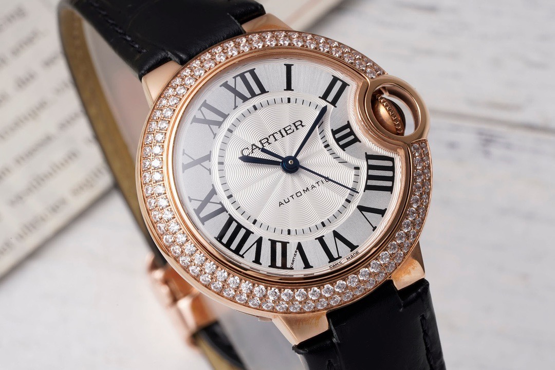 Cartier Ballon Bleu AF Upgraded 33mm Women Automatic Wristwatch