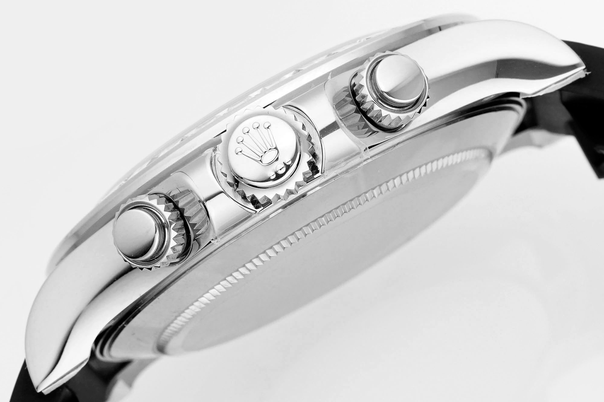Rolex PPM Tiger Eye Moissanite Chronograph