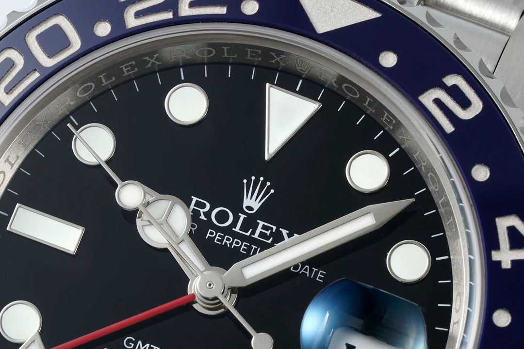 Rolex GMT Travel Watch 904L Steel Cal.3285 Movement
