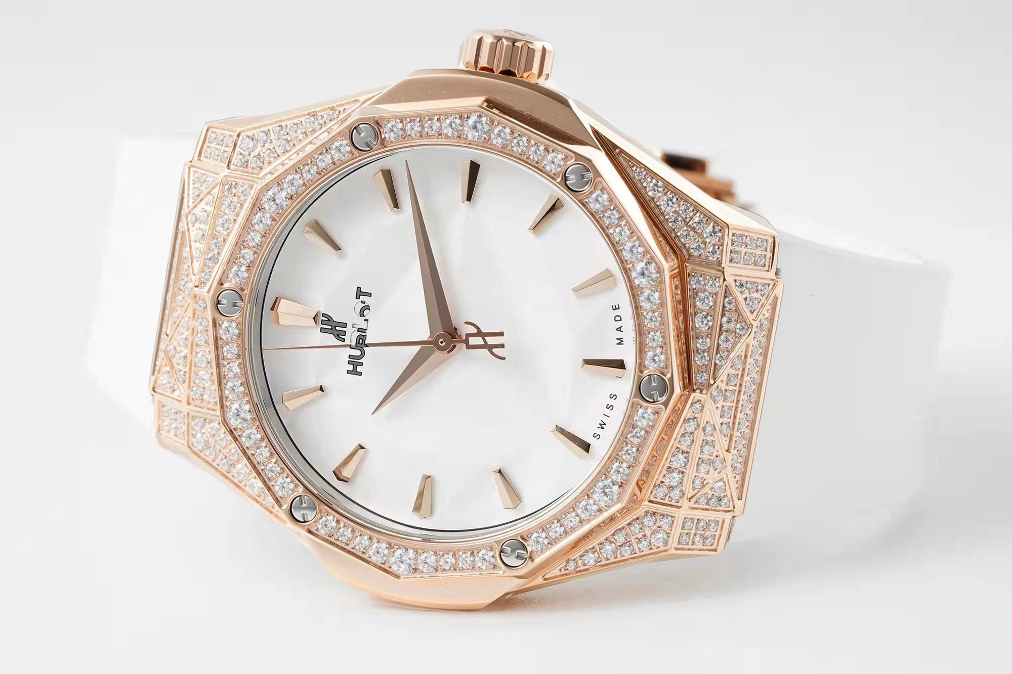 Hublot x Richard Orlinski Co-branded Watch APS Top Replica, 40mm Faceted Polygon Case