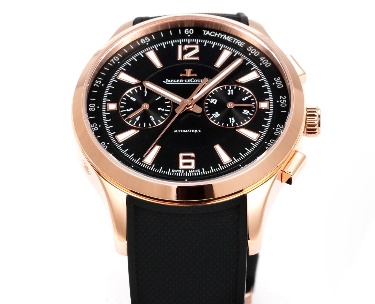 Jaeger-LeCoultre Polaris Chronograph Automatic Watch 42mm Rubber Strap