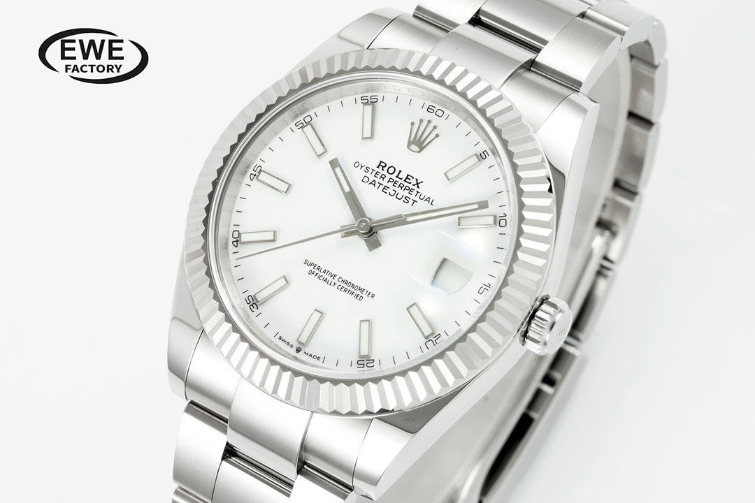 Rolex EWE Factory Datejust 41mm Men Watch, 3235 Automatic Movement, 904L Steel