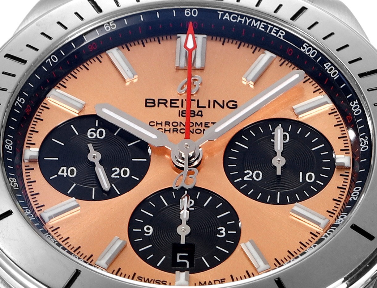 Breitling Chronomat Automatic Watch | BLS New Release 42mm Tricolor Arrows Pilot Watch