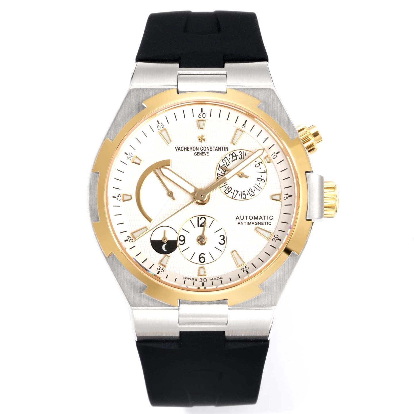 Vacheron Constantin Overseas RW4 Multifunctional Mechanical Watch, 42mm Stainless Steel Casual Business Gentleman Wristwatch