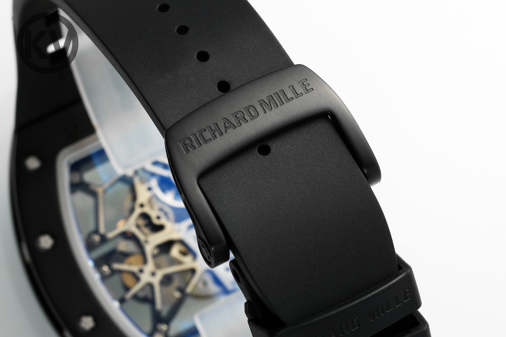 Richard Mille RM035 Americas Hollow Tonneau Mechanical Watch Magnesium Alloy Rubber Strap Multi Colors