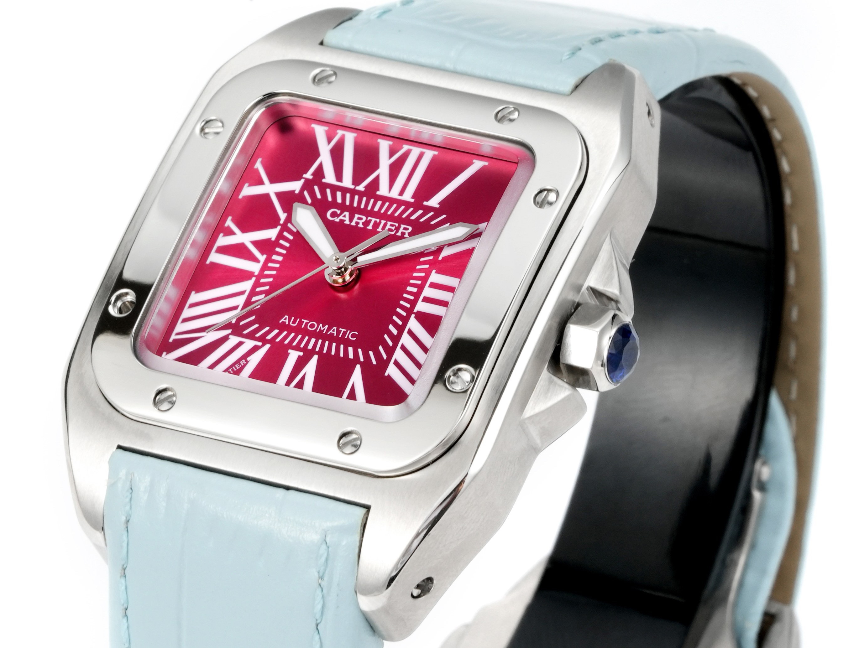 Cartier Santos 100th Anniversary Ladies Automatic Watch, 35.6mm