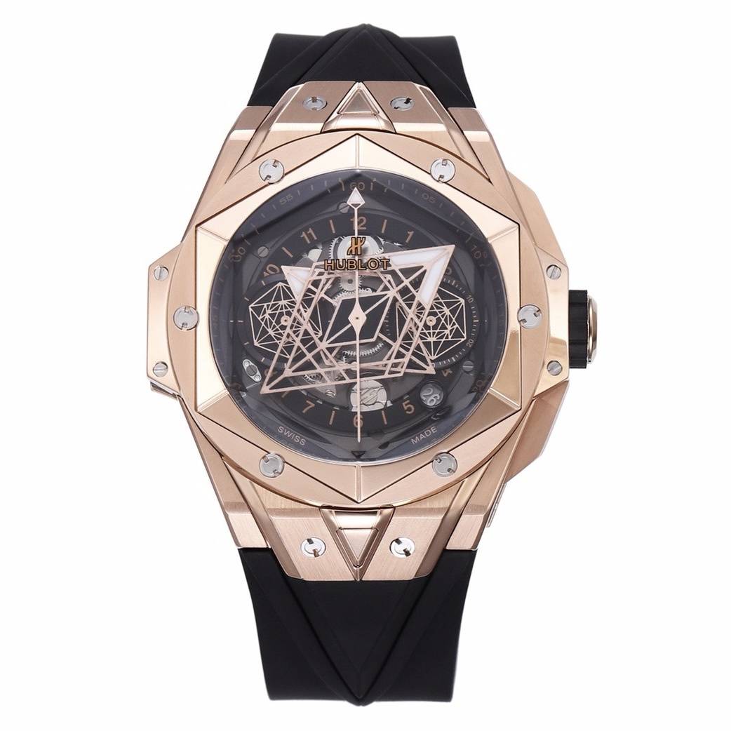 HUBLOT Big Bang Sang Bleu II Watch | BBF Super Clone Titanium Automatic Chronograph Wristwatch