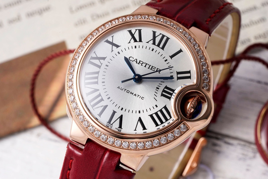Cartier Ballon Bleu AF Upgraded 33mm Women Automatic Wristwatch