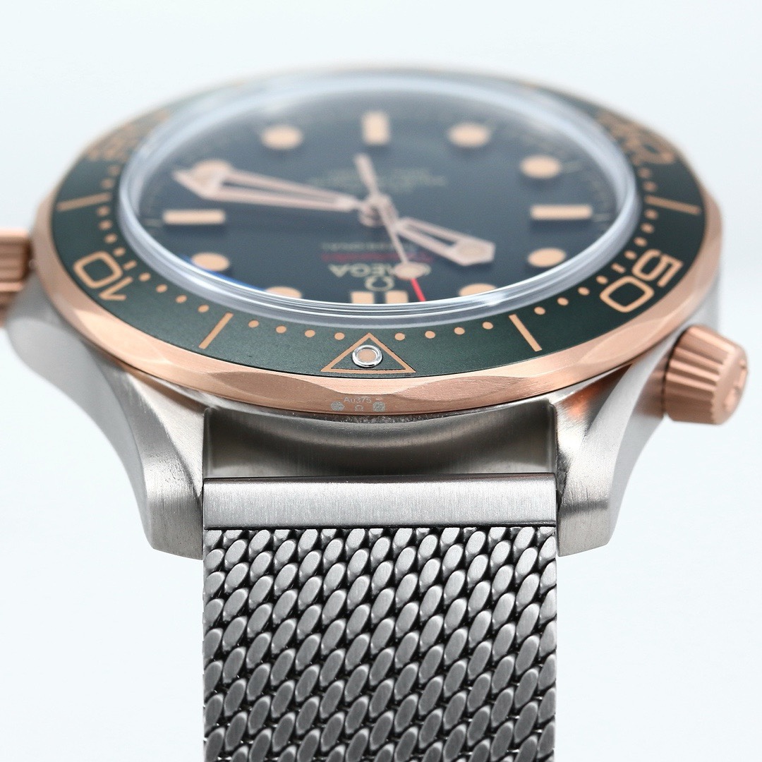 OMEGA Seamaster ER Upgraded Titanium Bronze Gold 007 Watch