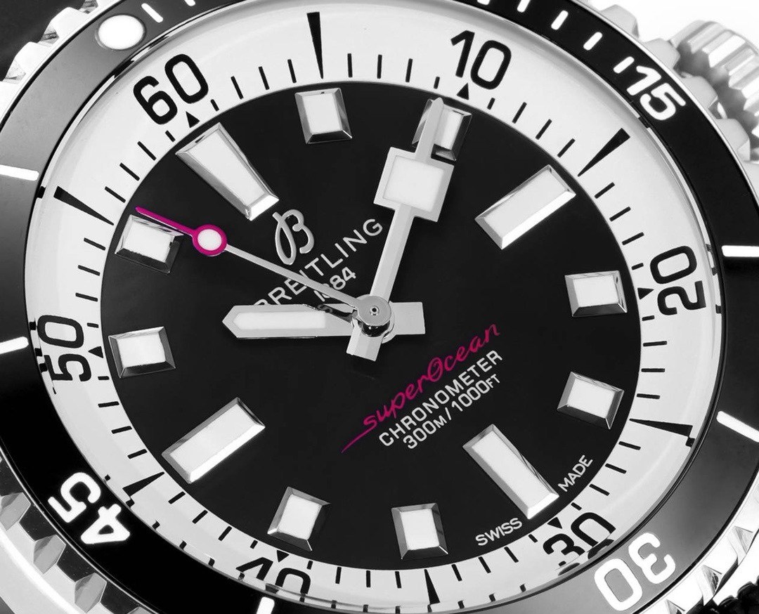 BREITLING Superocean 42mm Dive Watch, GR Factory Version Luminous Dial Ceramic Bezel Rubber Strap Multiple Colors