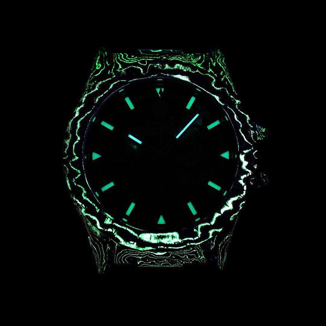 Rolex Diw Carbon Skeleton Chronograph