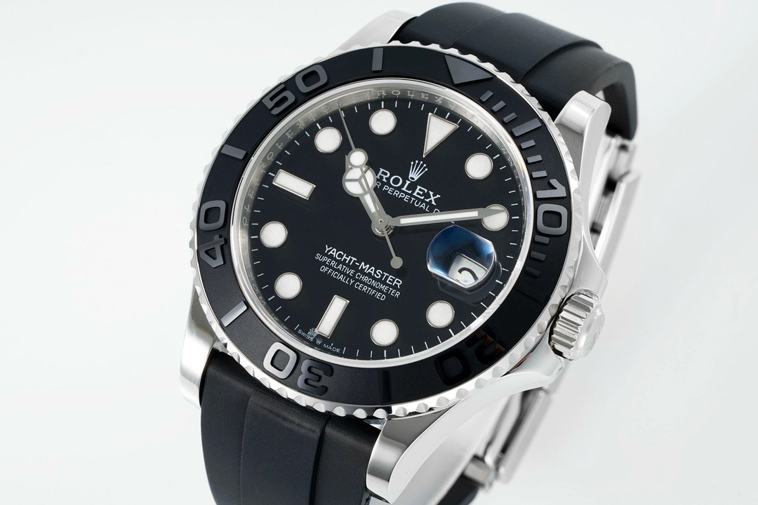 Rolex EWE Factory Yacht Master 42 Automatic Watch Custom 3235 Movement Rubber Strap