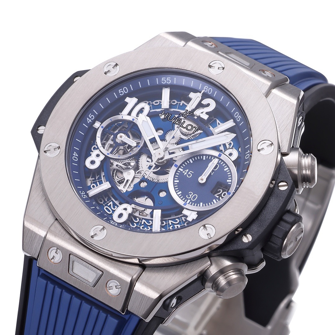 Hublot Big Bang Automatic Chronograph Watch 42mm Titanium Rubber Strap