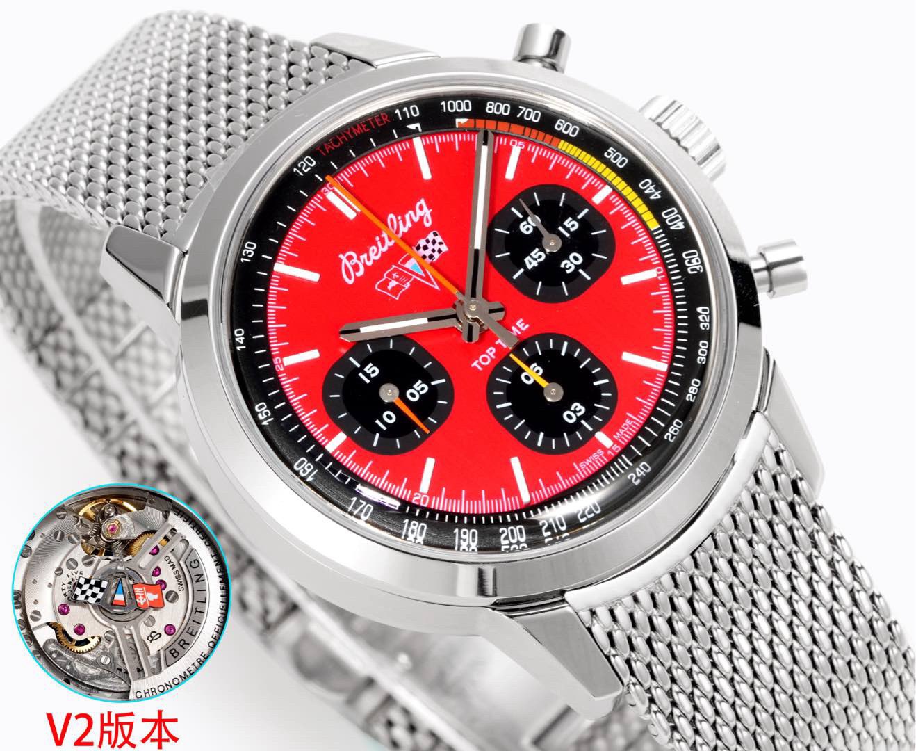 Breitling Top Time 41mm B01 Movement Racing Watch