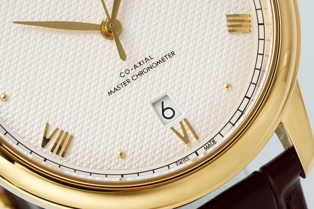 Omega De Ville Power‑Reserve Automatic Mechanical Watch, Genuine Calfskin Leather Strap