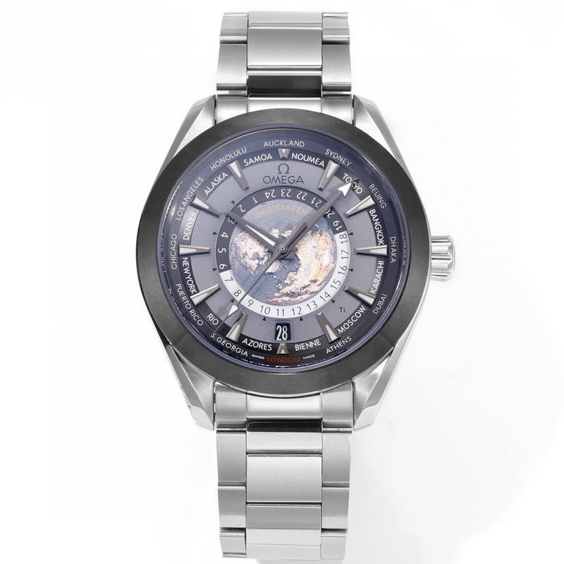 OMEGA Seamaster Worldtimer 43mm Cal.8938 Automatic Watch N1 V2 Upgrade Version
