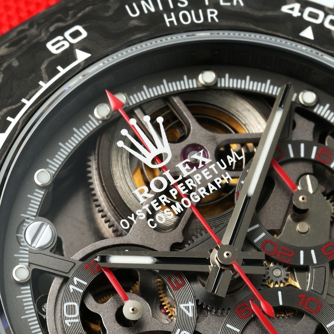 Rolex Diw Carbon Skeleton Chronograph