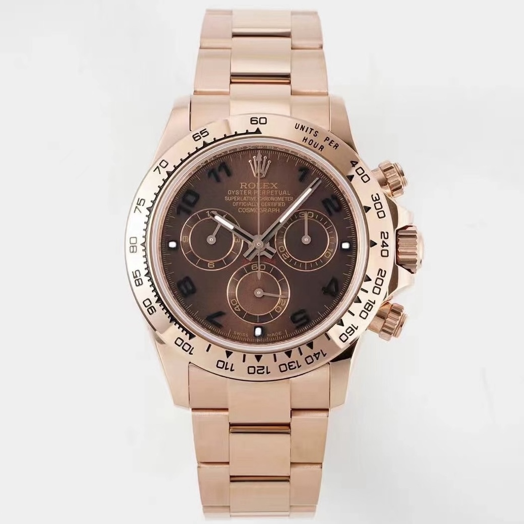 Rolex Cosmograph Daytona Chronograph Watch 40mm 904L Steel Ceramic Bezel Custom 7750 Movement