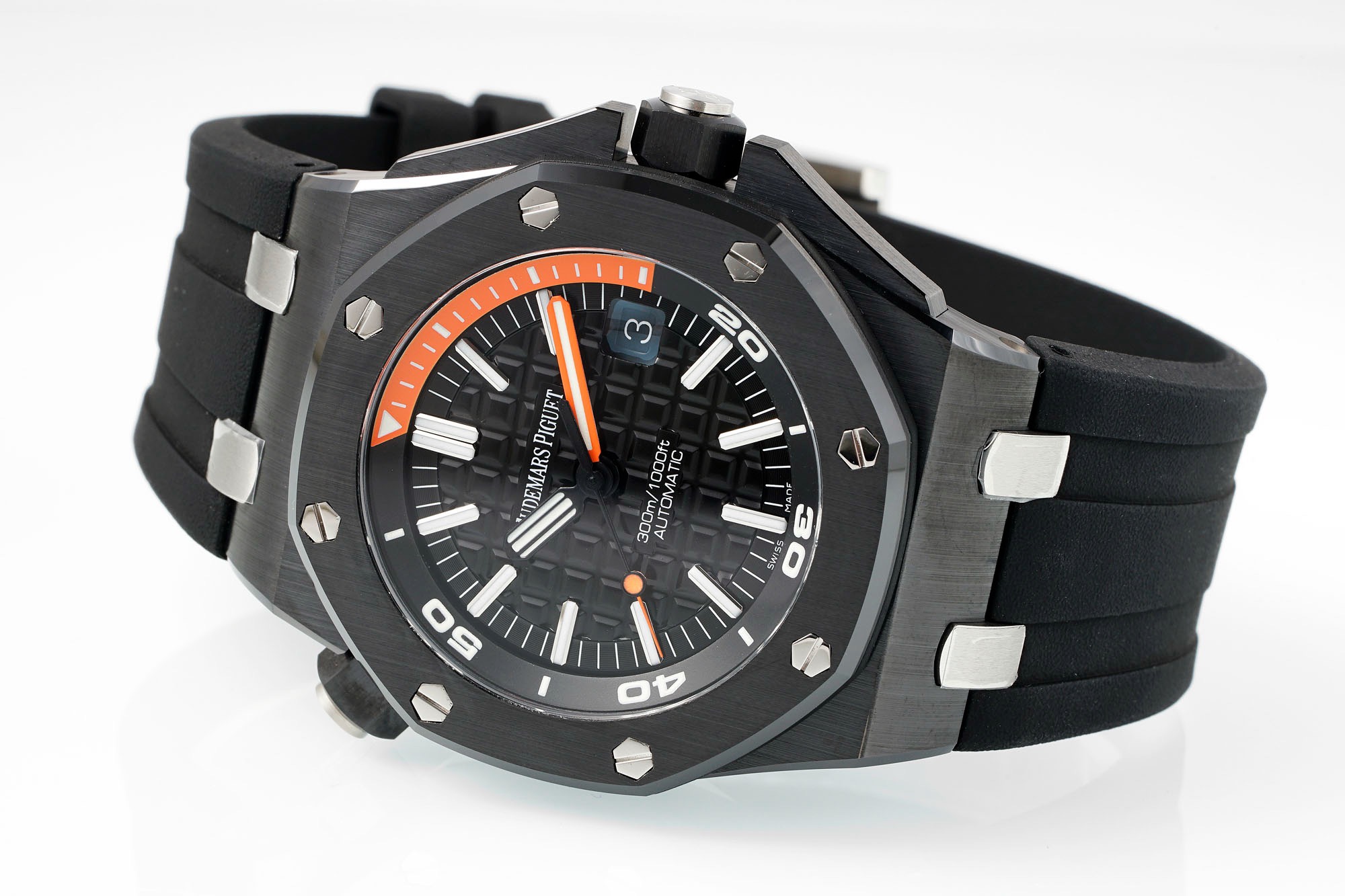 Audemars Piguet Royal Oak Offshore 15707CE Black Ceramic Diver Watch