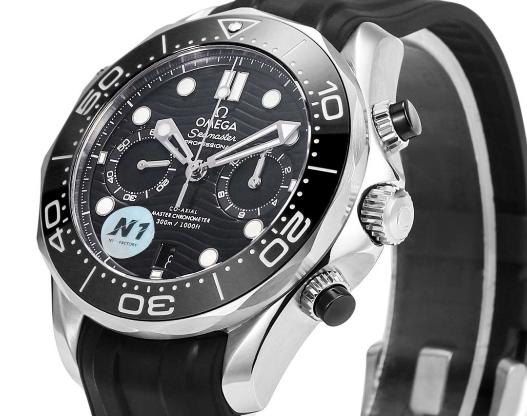 OMEGA Seamaster 300 Chronograph 44mm Dive Watch Cal.9900 Full Function Ceramic Bezel