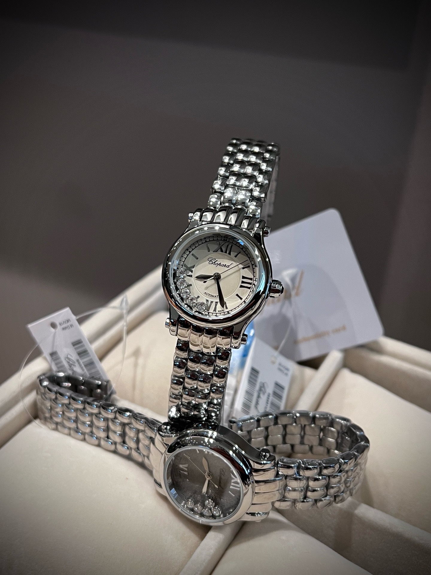 Chopard Happy Diamonds Women Watch 30mm, Stainless Steel Bracelet Fashion Watch