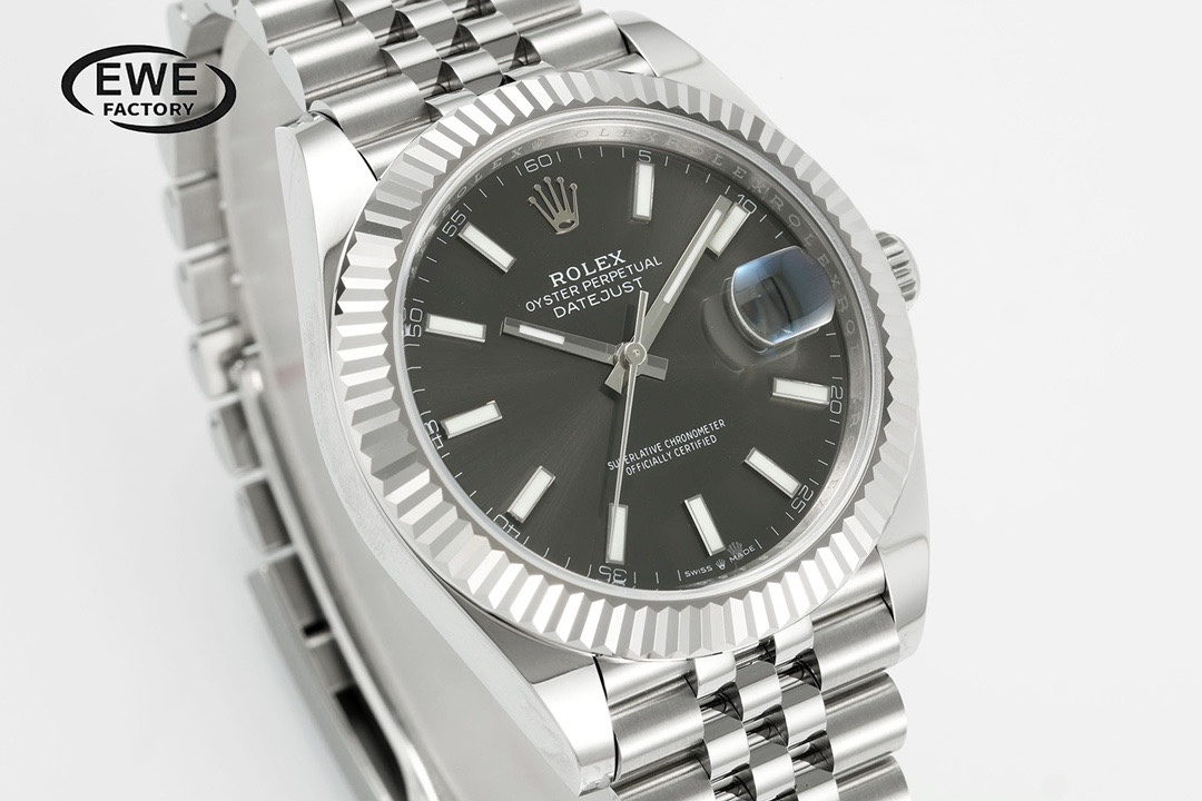 Rolex EWE Factory Datejust 41mm Men Watch, 3235 Automatic Movement, 904L Steel