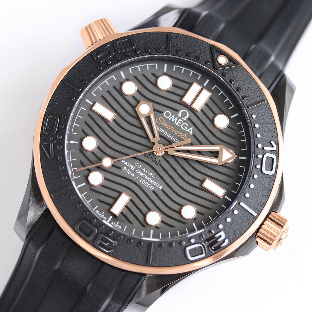 Omega Seamaster 300m Super Clone Watch | 43.5mm Full Black Zirconia Ceramic Case