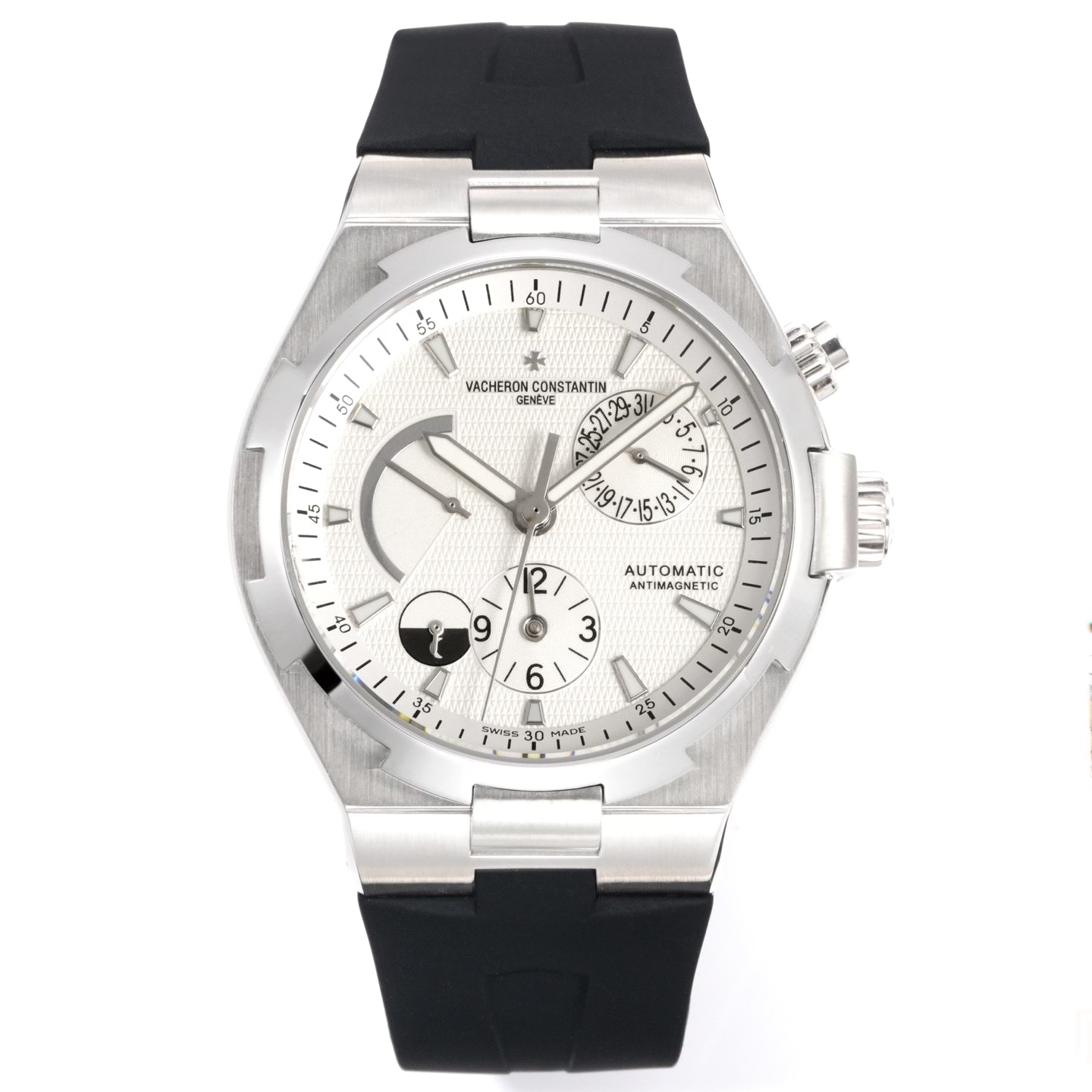 Vacheron Constantin Overseas RW4 Multifunctional Mechanical Watch, 42mm Stainless Steel Casual Business Gentleman Wristwatch