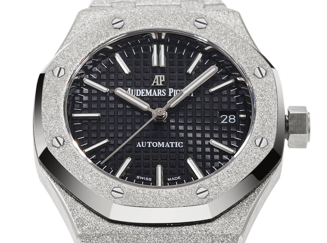 Audemars Piguet Royal Oak 37mm 15454 Frosted Gold Ladies Automatic Watch