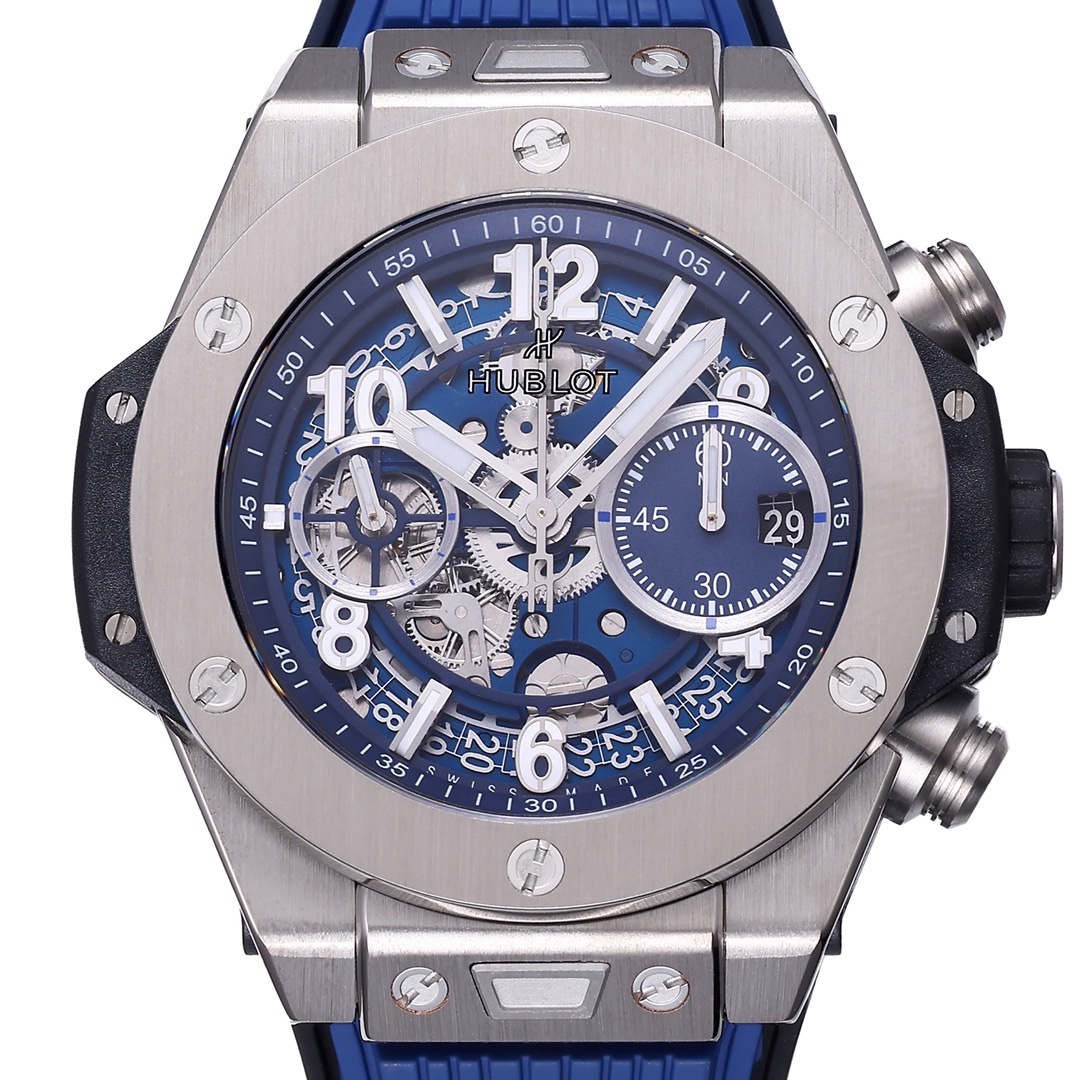 Hublot Big Bang Automatic Chronograph Watch 42mm Titanium Rubber Strap