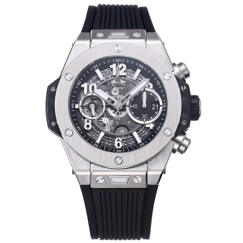Hublot Big Bang Automatic Chronograph Watch 42mm Titanium Rubber Strap