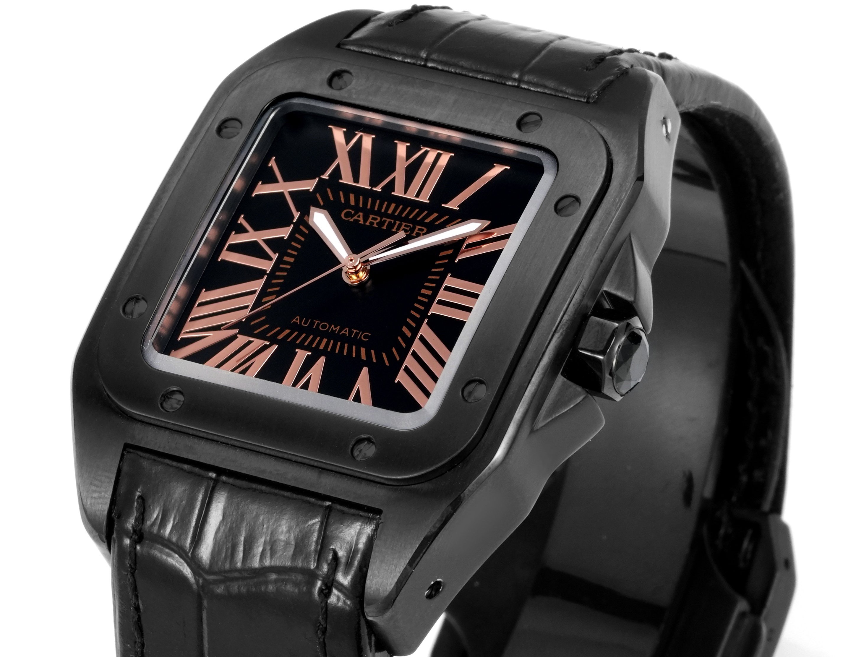 Cartier Santos 100th Anniversary Ladies Automatic Watch, 35.6mm