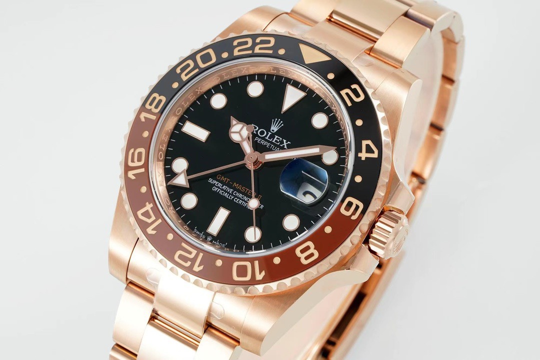Rolex GMT Travel Watch 904L Steel Cal.3285 Movement