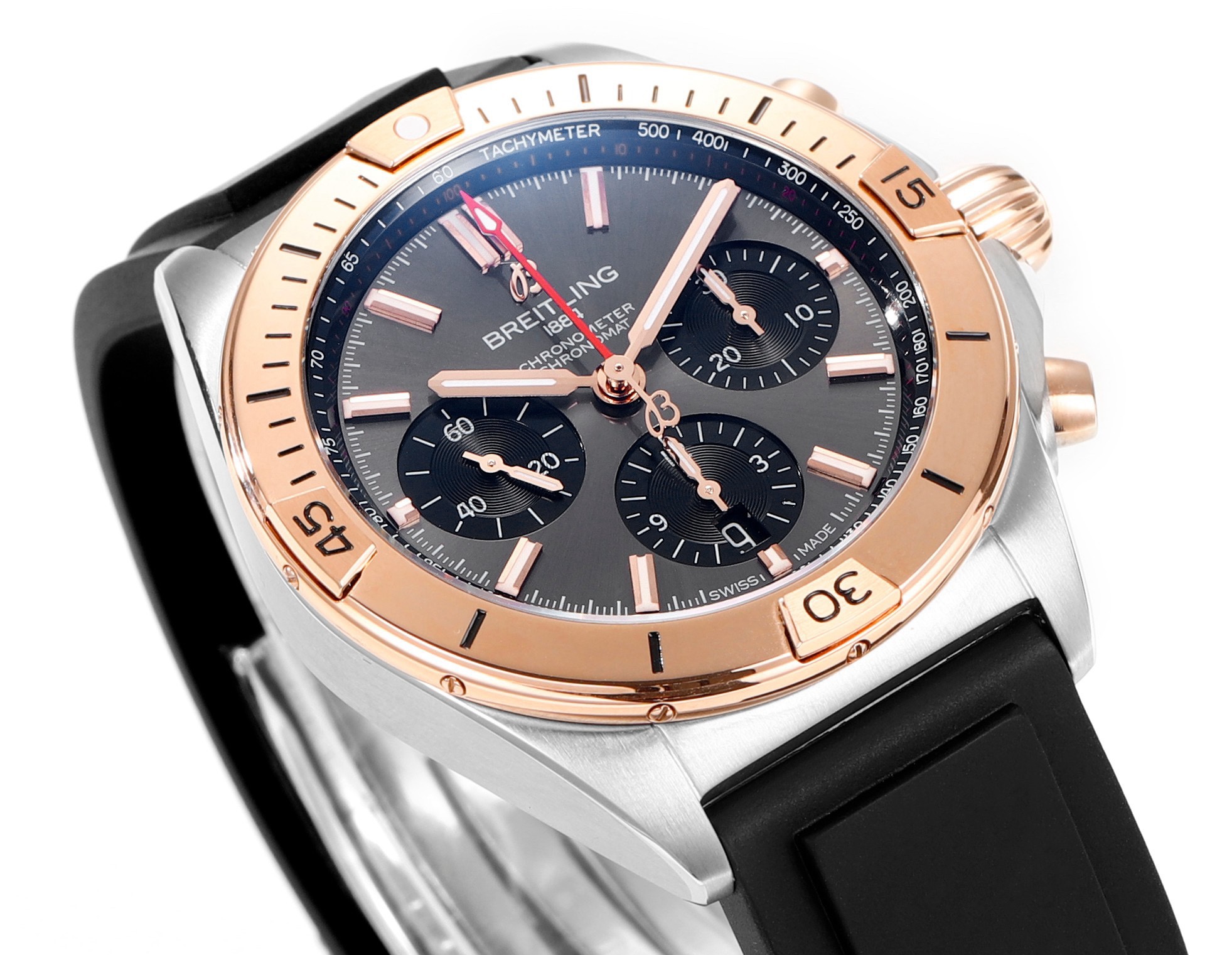Breitling Chronomat Automatic Watch | BLS New Release 42mm Tricolor Arrows Pilot Watch