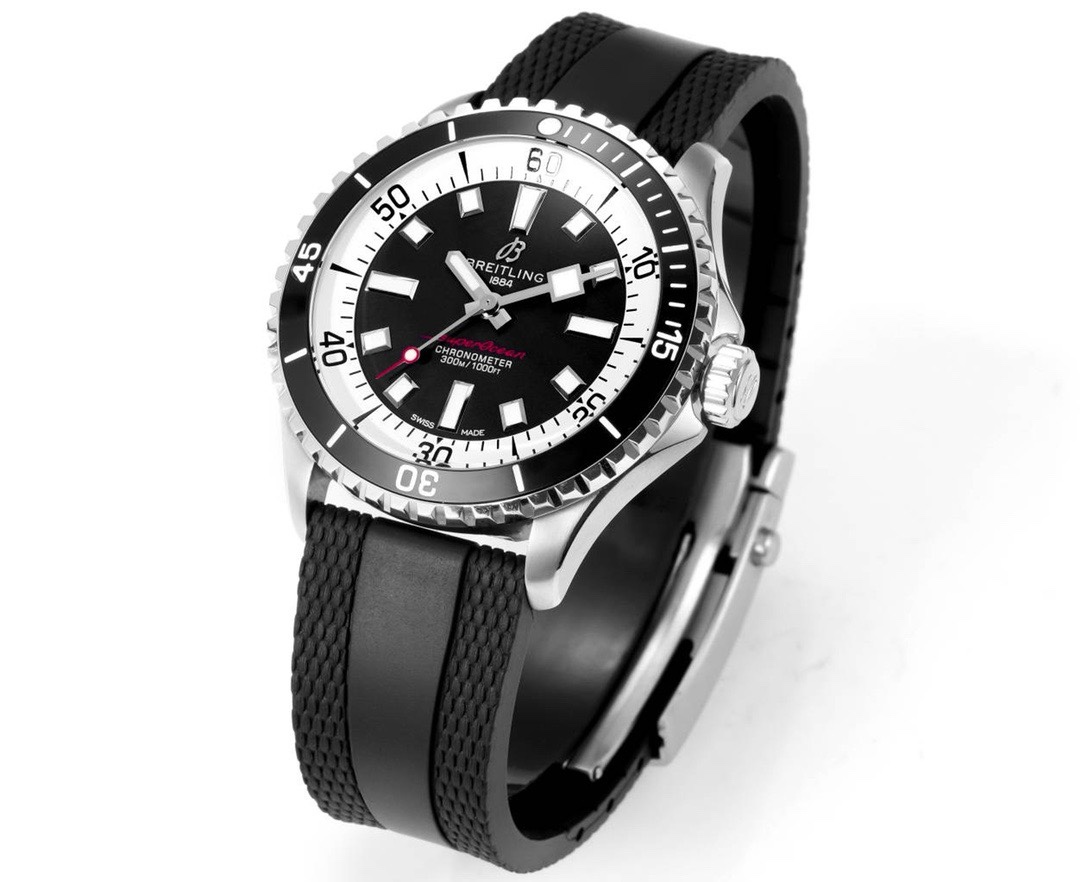 BREITLING Superocean 42mm Dive Watch, GR Factory Version Luminous Dial Ceramic Bezel Rubber Strap Multiple Colors