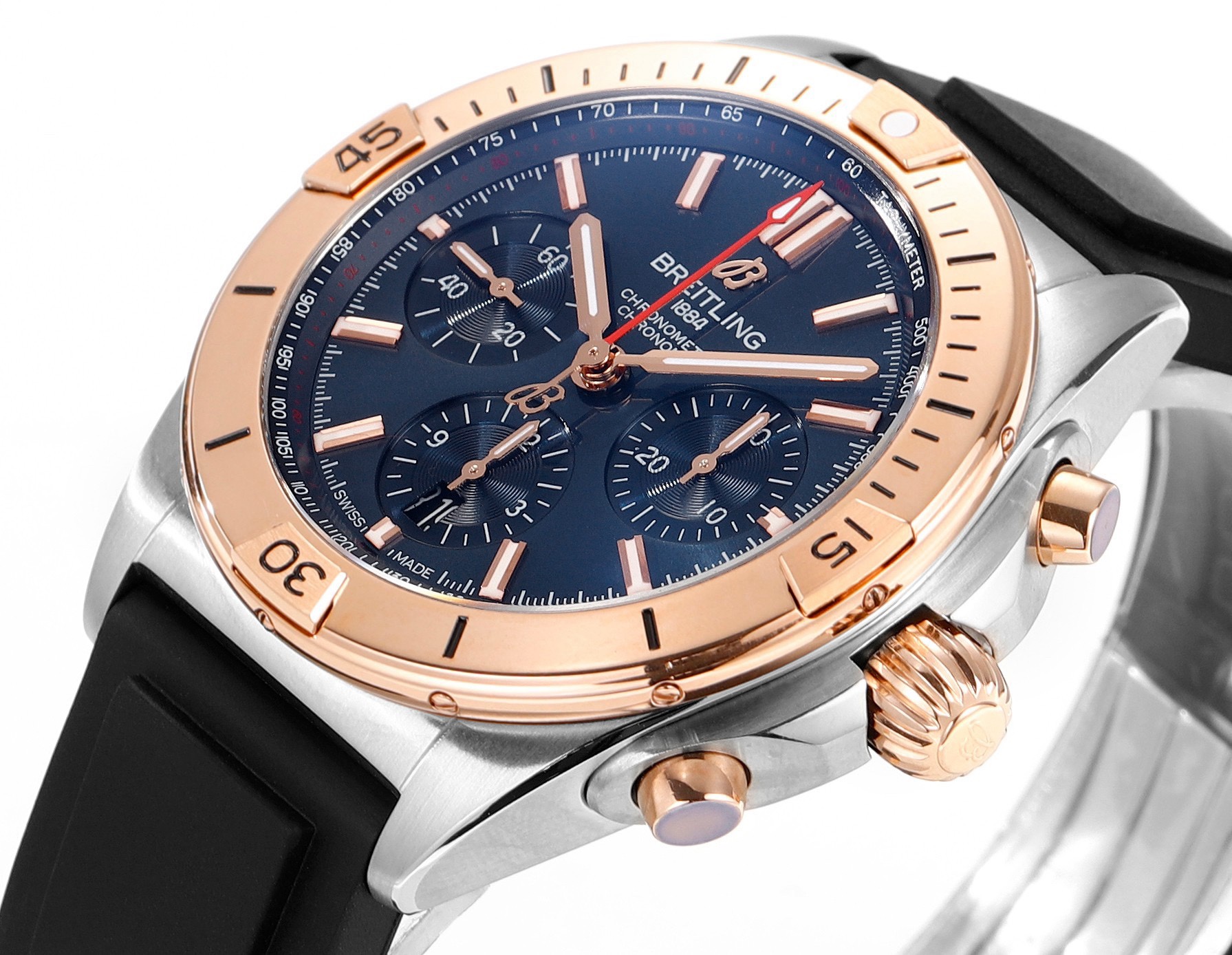 Breitling Chronomat Automatic Watch | BLS New Release 42mm Tricolor Arrows Pilot Watch