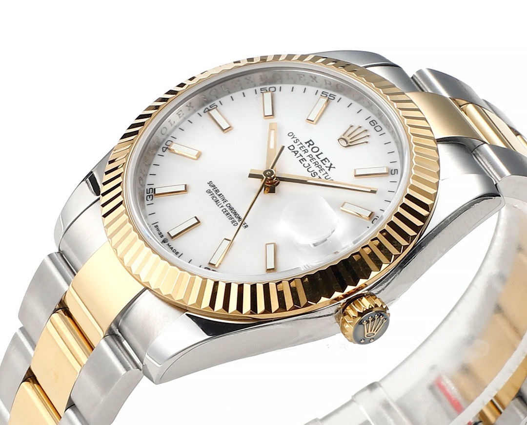 Rolex Datejust 41mm Automatic Watch 3235 Movement 72‑Hour Power Reserve Fluted Bezel
