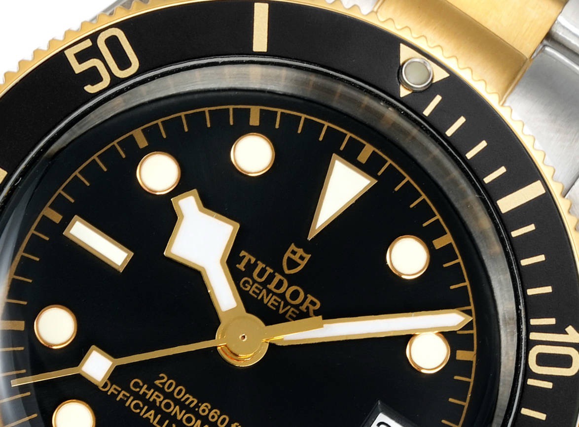 Tudor Black Bay GMT Automatic Diver Watch 41mm, Domed Sapphire Crystal, Rivet Stainless Steel Bracelet, Multiple Ceramic Bezel Color Options