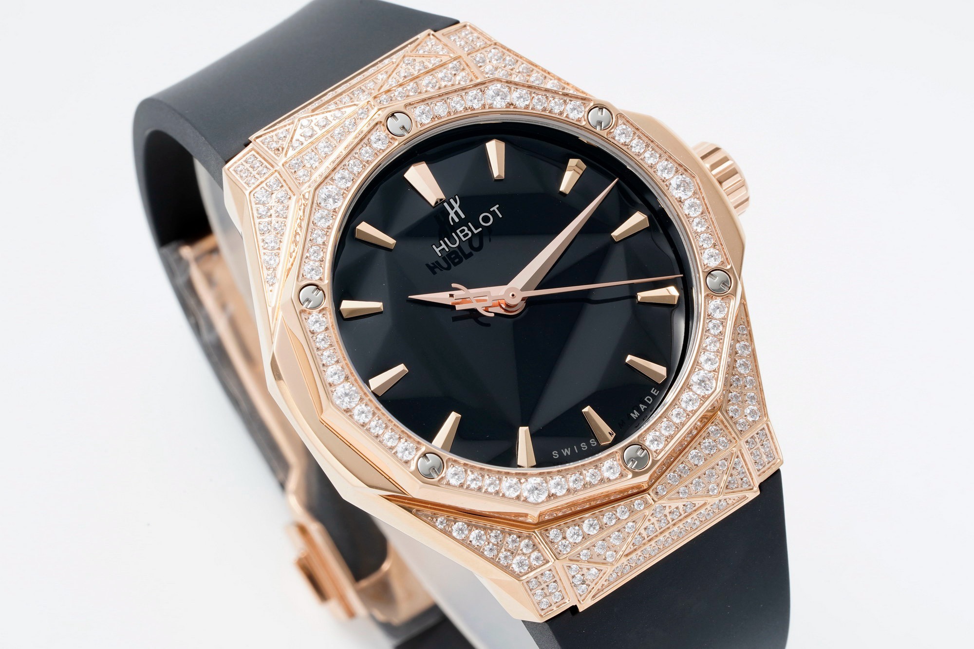 Hublot x Richard Orlinski Co-branded Watch APS Top Replica, 40mm Faceted Polygon Case
