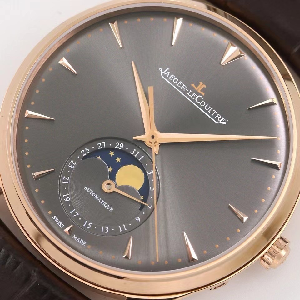Jaeger-LeCoultre Master Ultra Thin Moon Automatic Watch, Multiple Dial & Case Color Options