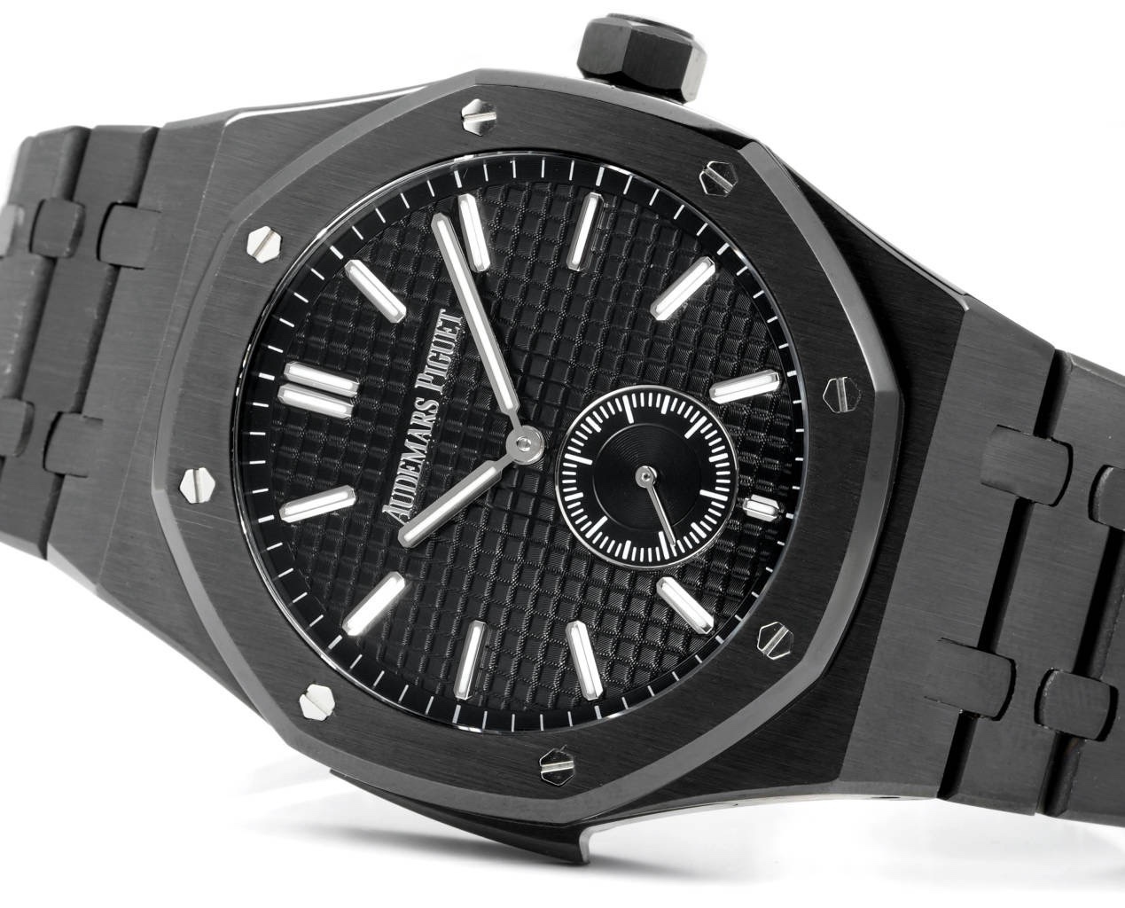 Audemars Piguet Royal Oak 26591IP Men Automatic Watch, Steel Bracelet, Multi Color Dial