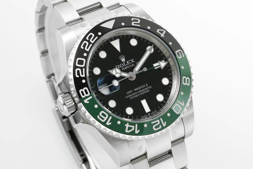 Rolex GMT Travel Watch 904L Steel Cal.3285 Movement