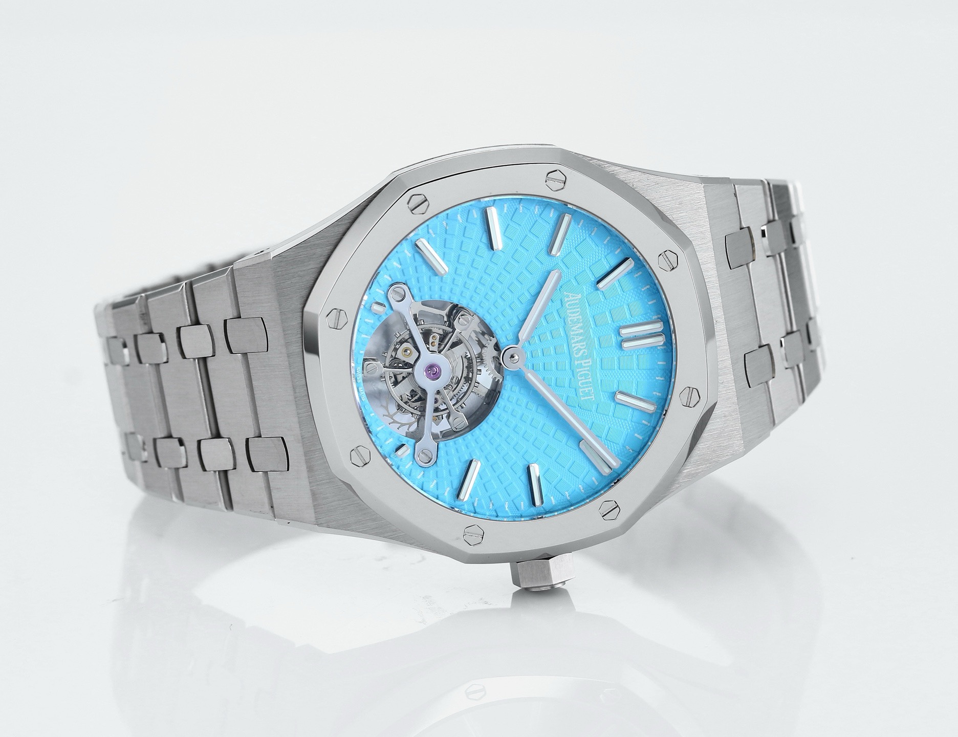 Audemars Piguet Royal Oak Tourbillon 41mm Evolutive Tapisserie Dial Automatic Watch