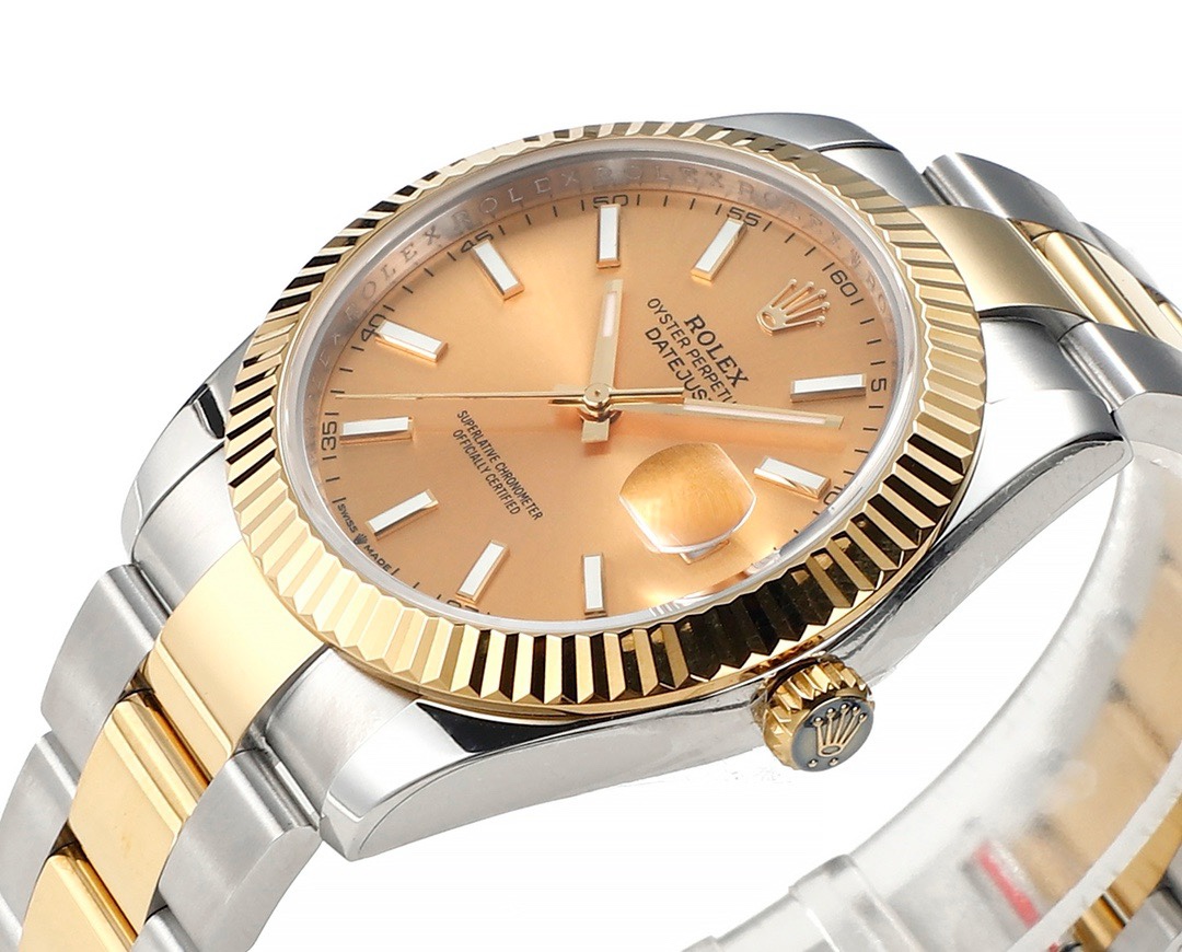 Rolex Datejust 41mm Automatic Watch 3235 Movement 72‑Hour Power Reserve Fluted Bezel
