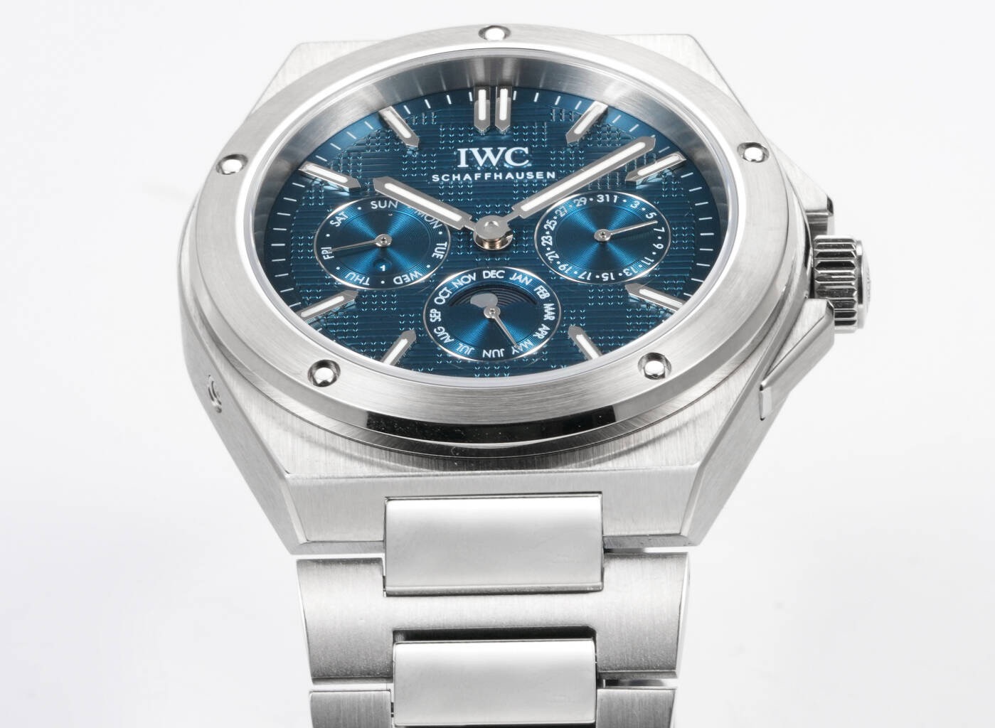 IWC Ingenieur Perpetual Calendar 41.6mm | Gérald Genta Classic Design Luxury Watch‑Blue Dial